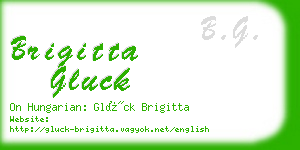 brigitta gluck business card